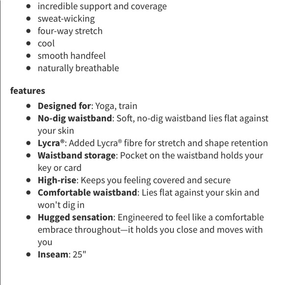 Lululemon Wunder Under High Rise 7/8 Luxtreme 25” - Picture 13 of 17